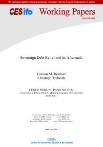 Sovereign Debt Relief and Its Aftermath