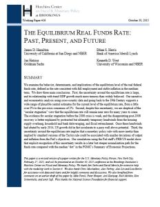 The Equilibrium Real Funds Rate