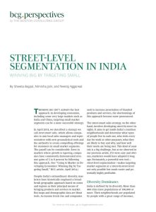 Street-Level Segmentation in India