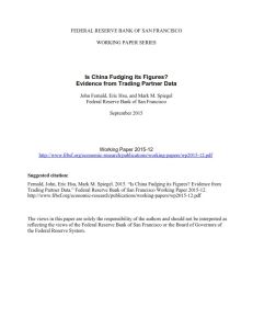 Is China Fudging its Figures?