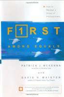 First Among Equals