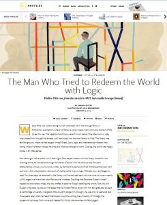 The Man Who Tried to Redeem the World with Logic