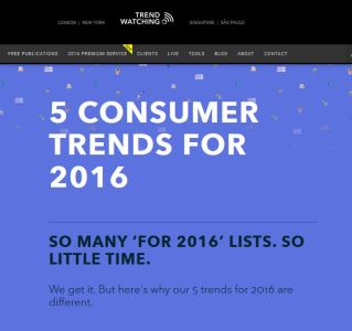 5 Consumer Trends for 2016