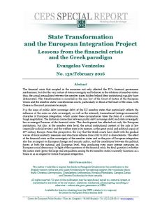 State Transformation and the European Integration Project