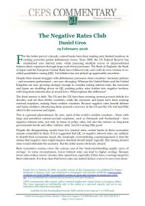 The Negative Rates Club