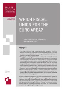 Which Fiscal Union for the Euro Area?
