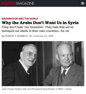 Why the Arabs Don't Want Us in Syria