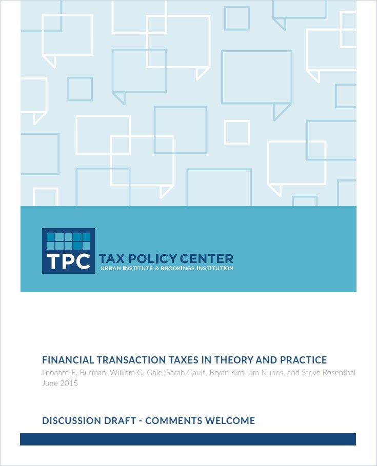 Financial Transaction Taxes in Theory and Practice cover