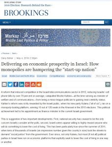 Delivering on Economic Prosperity in Israel
