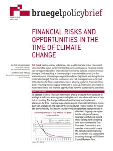 Financial Risks and Opportunities in the Time of Climate Change