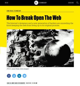 How To Break Open The Web