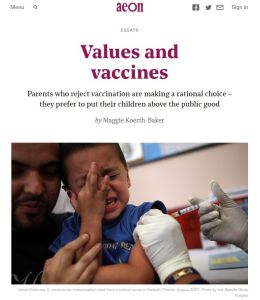Valores y vacunas
