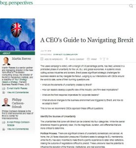 A CEO's Guide to Navigating Brexit