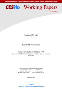 Banking Crises