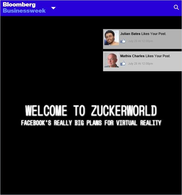 Image of: Welcome to Zuckerworld