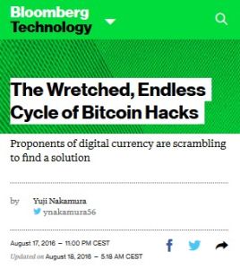 The Wretched, Endless Cycle of Bitcoin Hacks
