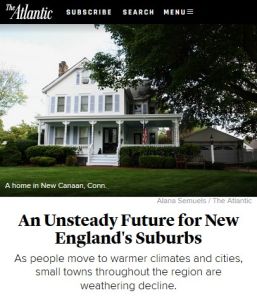 An Unsteady Future for New England's Suburbs