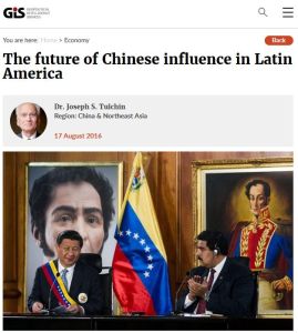 The Future of Chinese Influence in Latin America