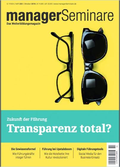 Image of: Transparenz total?