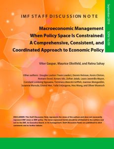 Macroeconomic Management When Policy Space Is Constrained