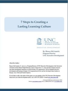 7 Steps to Creating a Lasting Learning Culture