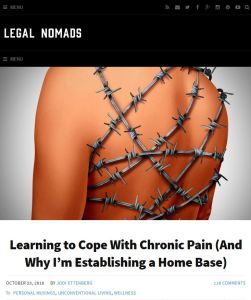 Learning to Cope with Chronic Pain