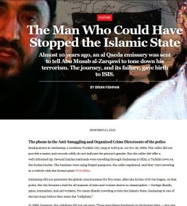 The Man Who Could Have Stopped the Islamic State