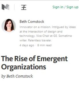 The Rise of Emergent Organizations