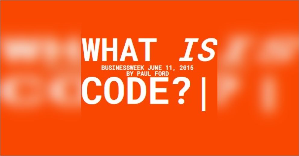 What Is Code Free Summary By Paul Ford