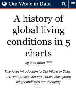 A History of Global Living Conditions in 5 Charts