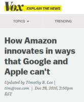 How Amazon Innovates in Ways that Google and Apple Can't