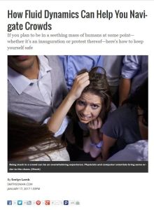 How Fluid Dynamics Can Help You Navigate Crowds