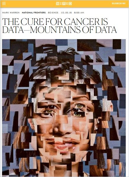 Image of: The Cure for Cancer Is Data – Mountains of Data