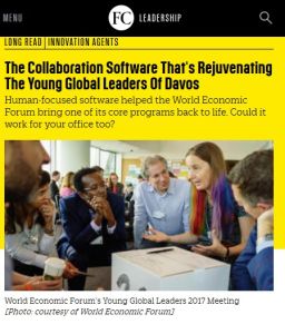 The Collaboration Software That’s Rejuvenating the Young Global Leaders of Davos