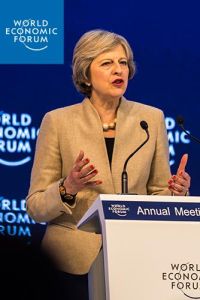 Theresa May at Davos 2017