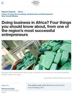 Doing Business in Africa?