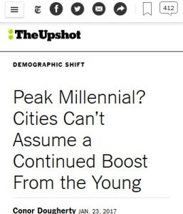 Peak Millennial?