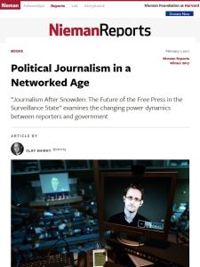 Political Journalism in a Networked Age