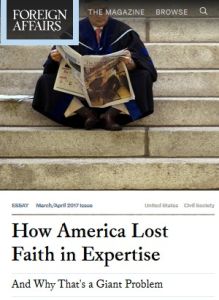 How America Lost Faith in Expertise