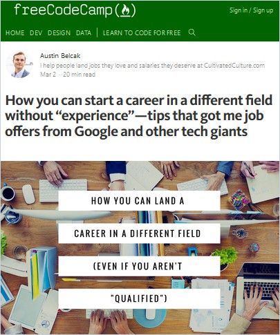 Image of: How You Can Start a Career in a Different Field Without “Experience” 