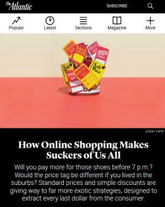 How Online Shopping Makes Suckers of Us All