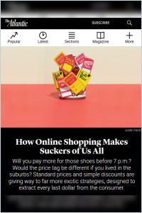 How Online Shopping Makes Suckers Of Us All Version Anglaise Resume Gratuit Jerry Useem