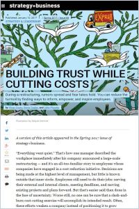 Building Trust While Cutting Costs summary