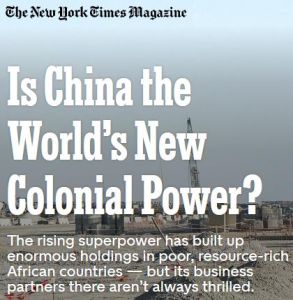 Is China the World’s New Colonial Power?