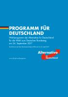 Programm für Deutschland