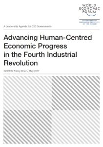 Advancing Human-Centred Economic Progress  in the Fourth Industrial Revolution