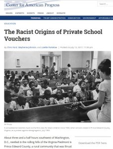 The Racist Origins of Private School Vouchers
