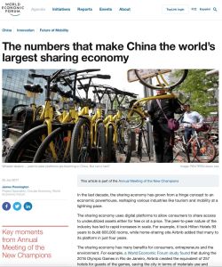 The Numbers That Make China the World’s Largest Sharing Economy