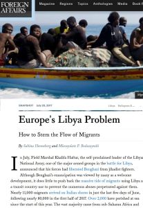 Europe’s Libya Problem