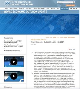World Economic Outlook Update, July 2017